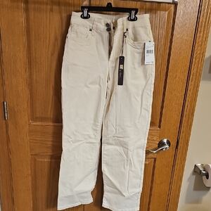 Kut from the Kloth Cream Wide Leg Jeans